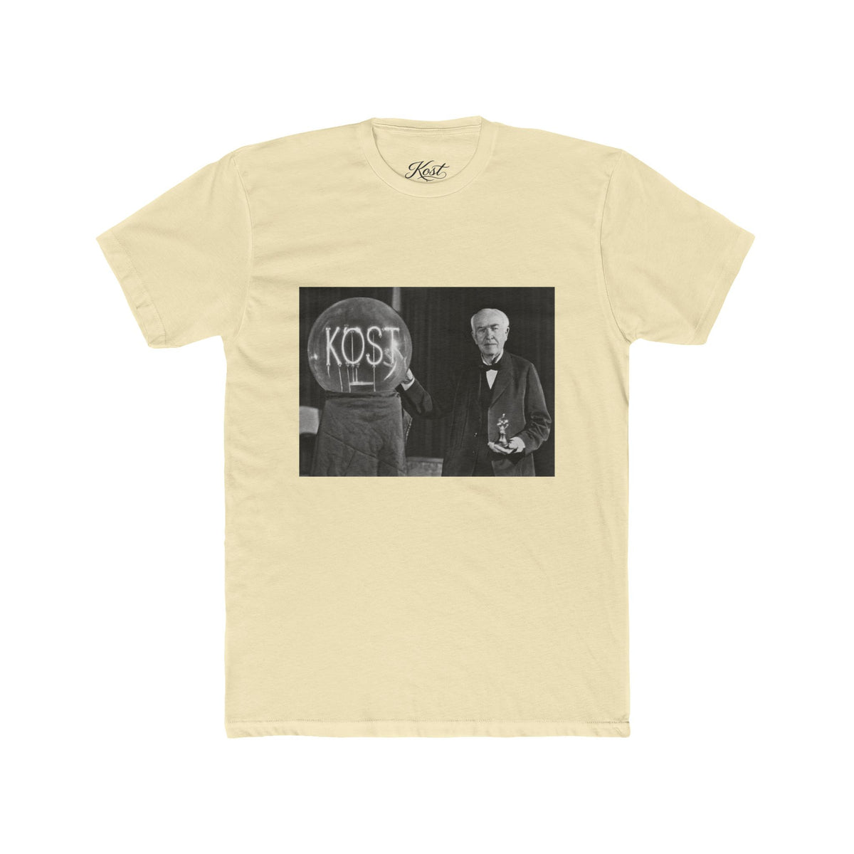 Vintage Scientist Photo Tee — KOSF Bubble Tube Graphic