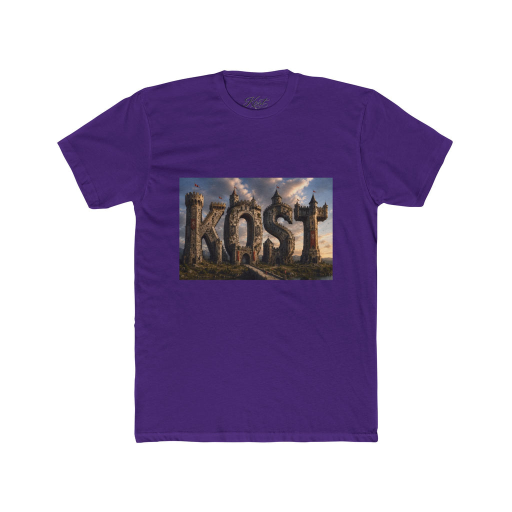 KOST Fantasy Stone Logo Tee — Epic Castle Adventure Graphic T-Shirt