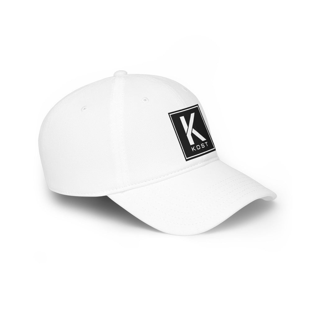 KOST Square Logo Baseball Cap – Low Profile Red Hat