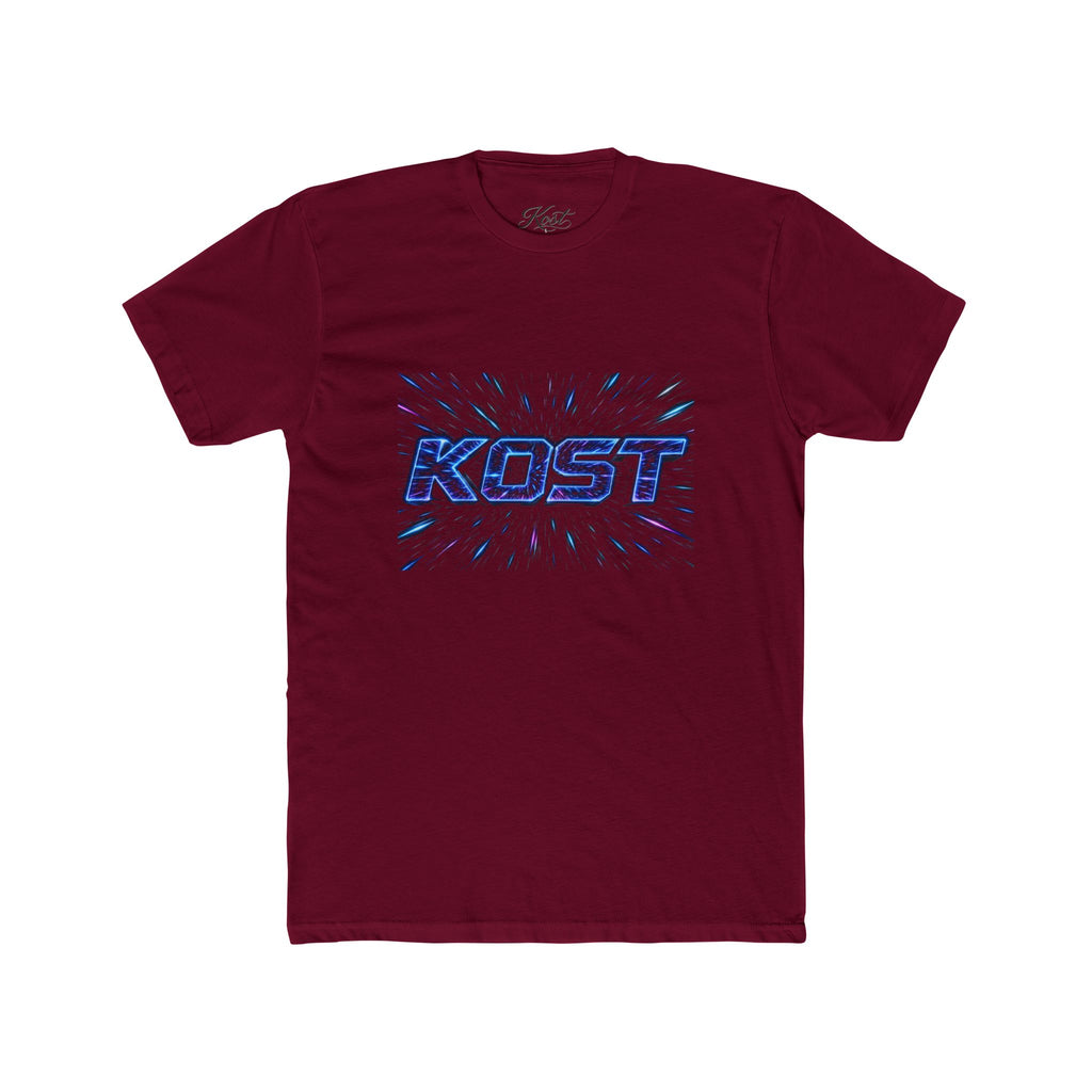 KOST Retro Blast Graphic Tee — Vintage Blue Speed Logo T-Shirt