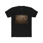 Retro Industrial 'KOST' Graphic Tee — Vintage Steampunk Lettering Shirt