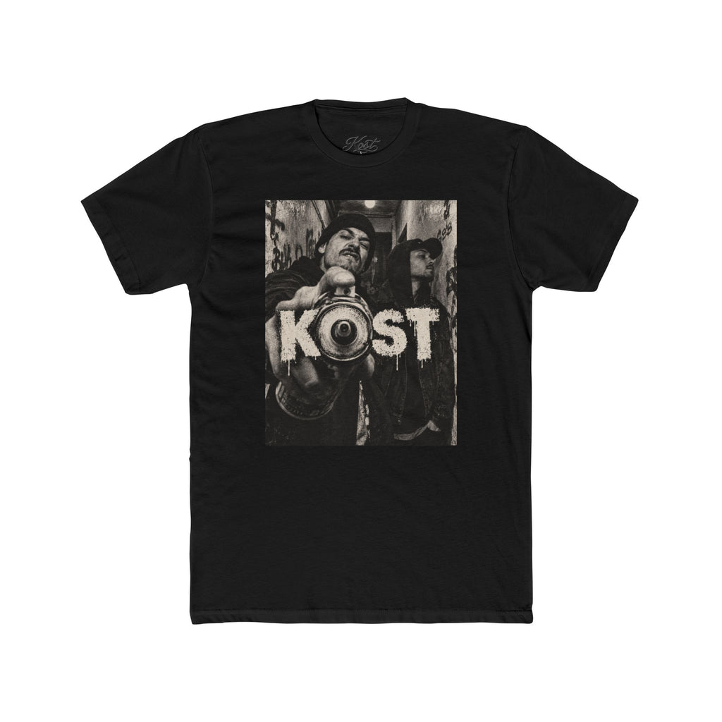 KOST Street Photo Crew Tee — Vintage Megaphone Graphic