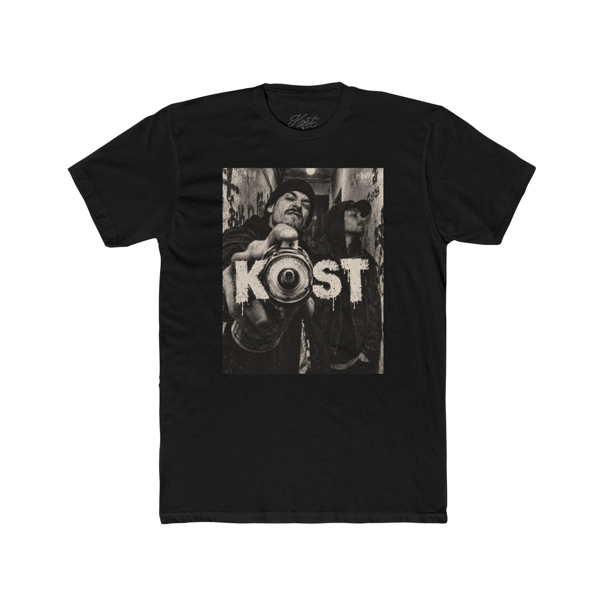 KOST Street Photo Crew Tee — Vintage Megaphone Graphic