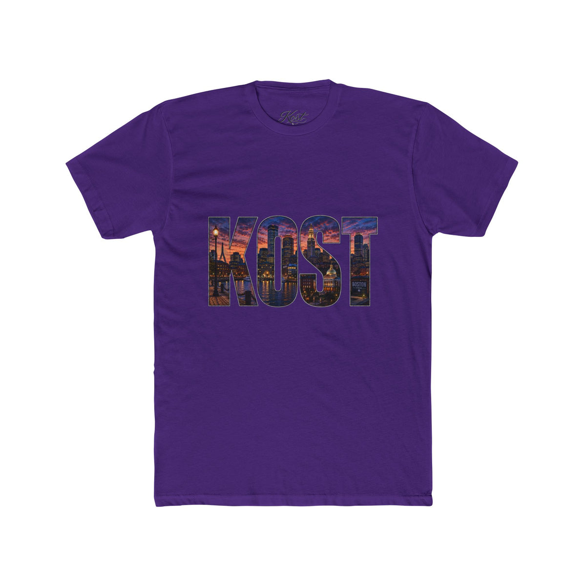 KOST Cityscape T-Shirt — Urban Skyline Lettering Tee