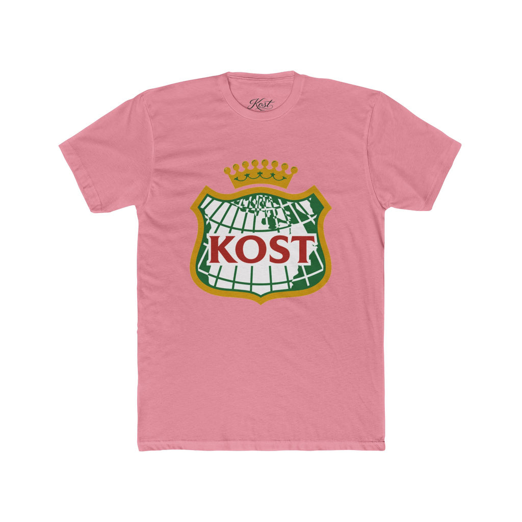 KOST Crest T‑Shirt — Vintage Crowned Globe Logo Tee