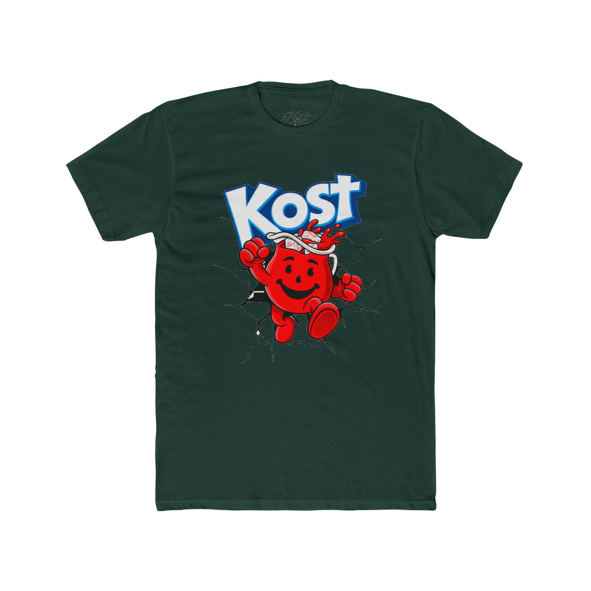 Kost Kool-Aid Inspired Retro Tee — Red Character Breakthrough Graphic T-Shirt