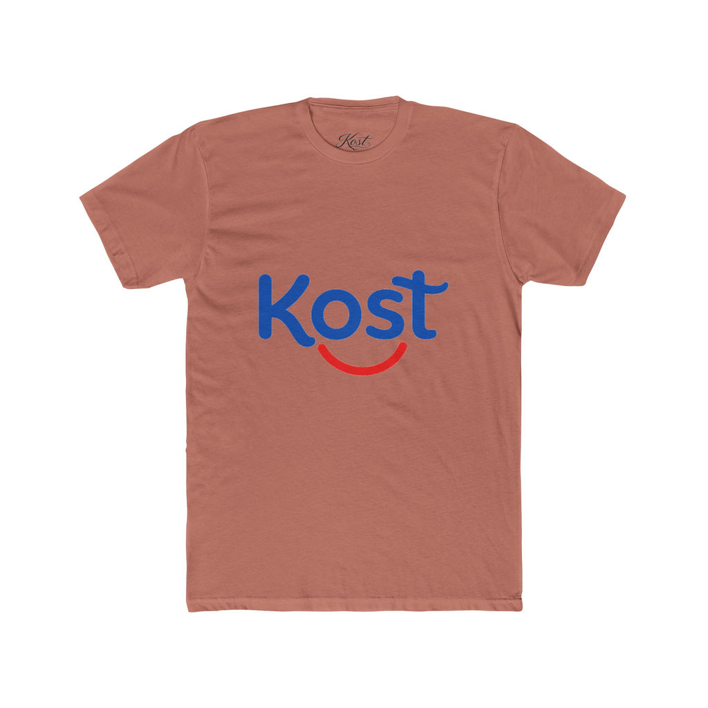 Kost Smile Logo Tee — Minimal Graphic Cotton Crew T-Shirt