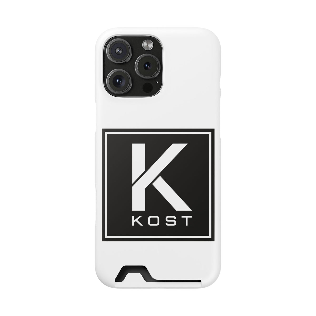 KOST Logo Phone Case with Card Holder