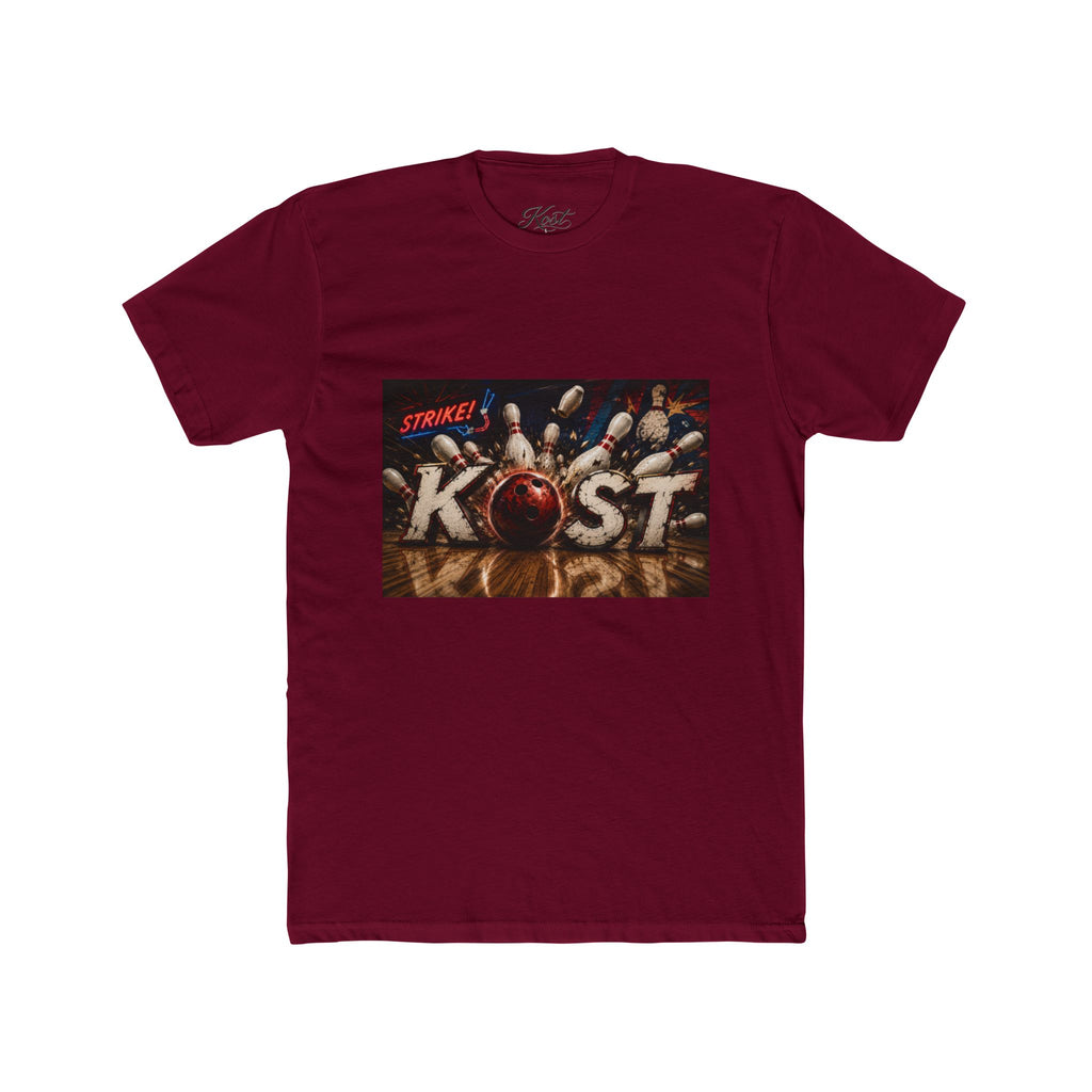 Bowling Strike Graphic Tee — "KOST" Pinfall Design