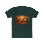 KOST Sunrise Graphic Tee — Vintage Stone Lettering Sunset T-Shirt