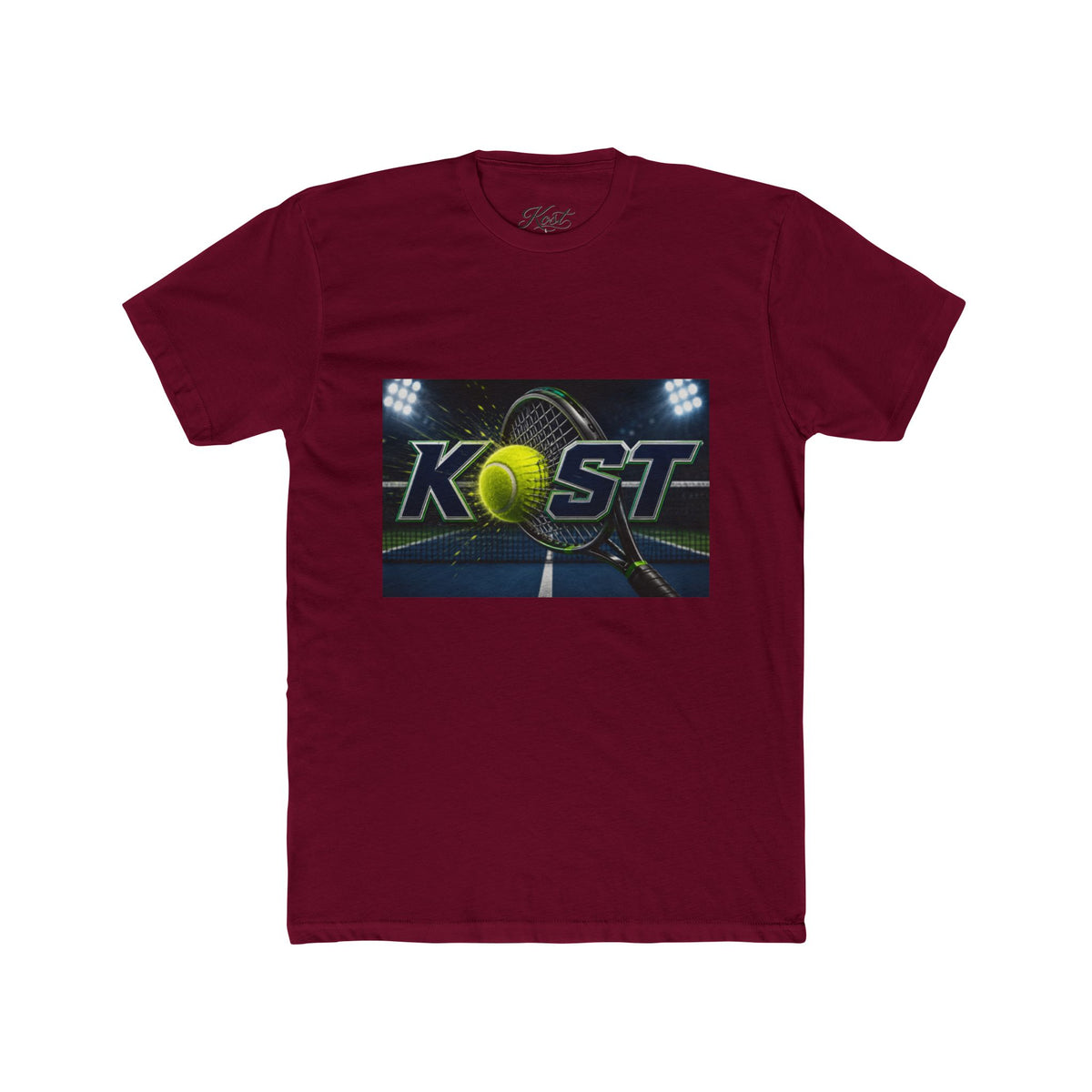 KOST Tennis Logo Tee — Court Night Graphic T-Shirt