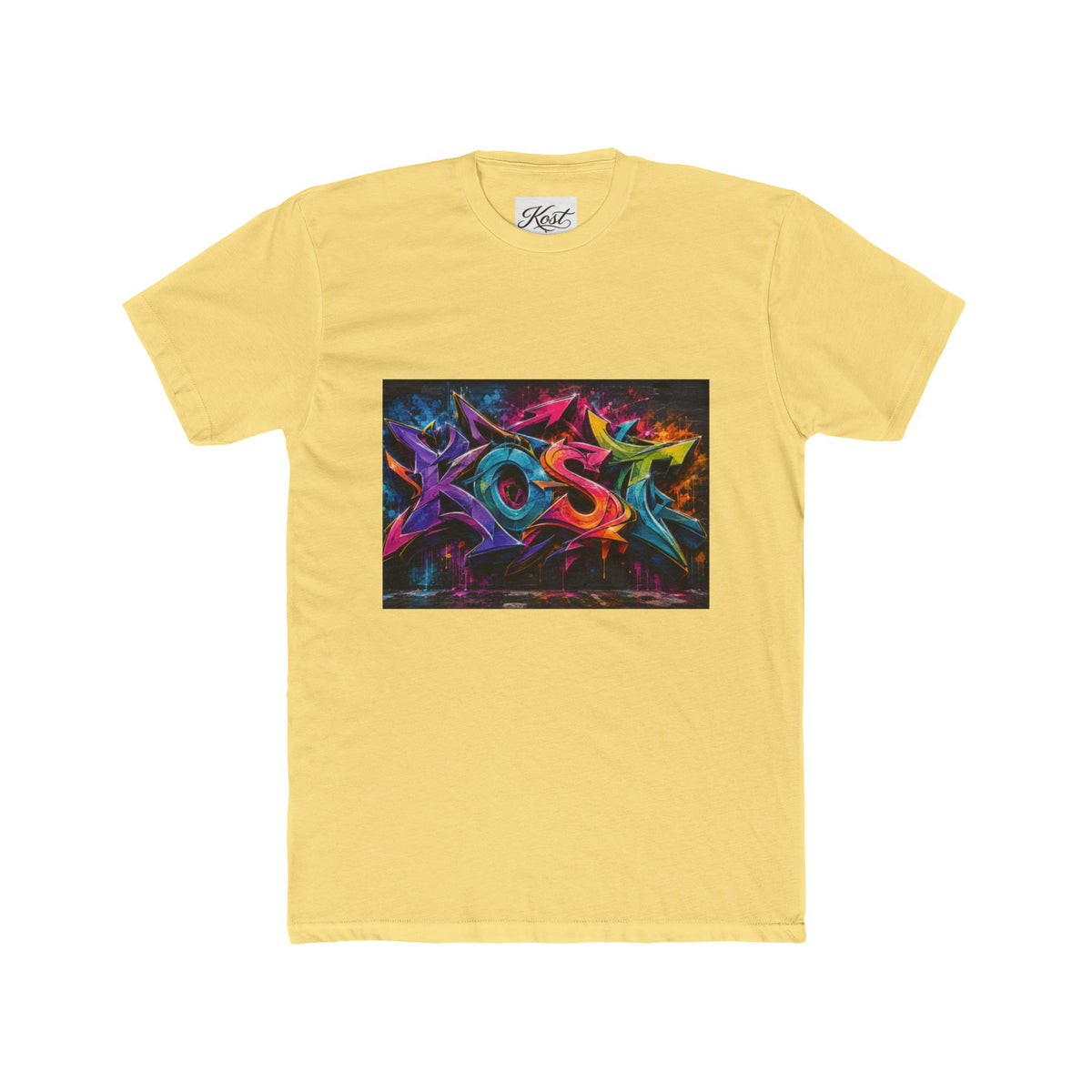 Abstract Neon Graffiti Tee
