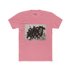 Abstract Black Brushstroke Art T‑Shirt