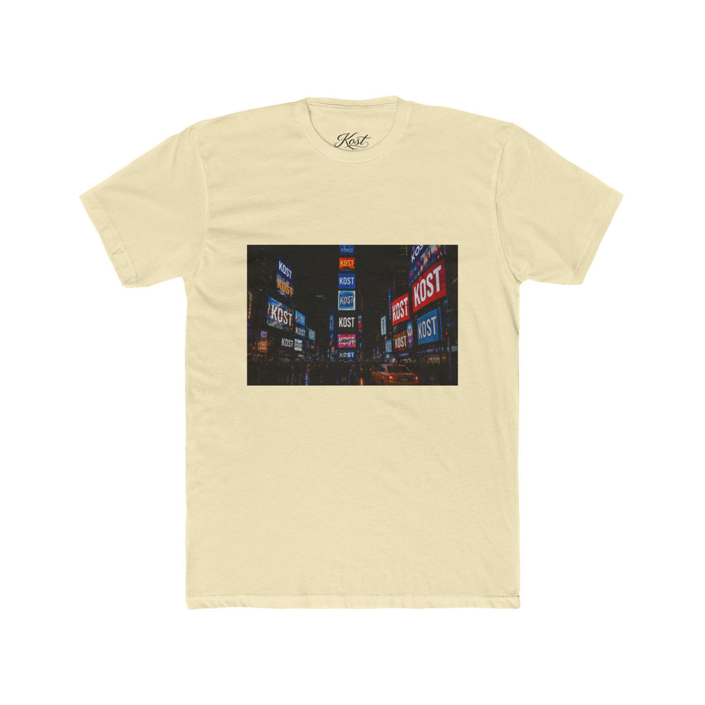 Neon City Lights T‑Shirt — Nighttime Urban Photo Tee