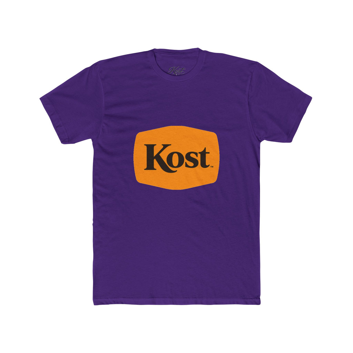 Kost Logo Tee — Retro Orange Graphic T-Shirt
