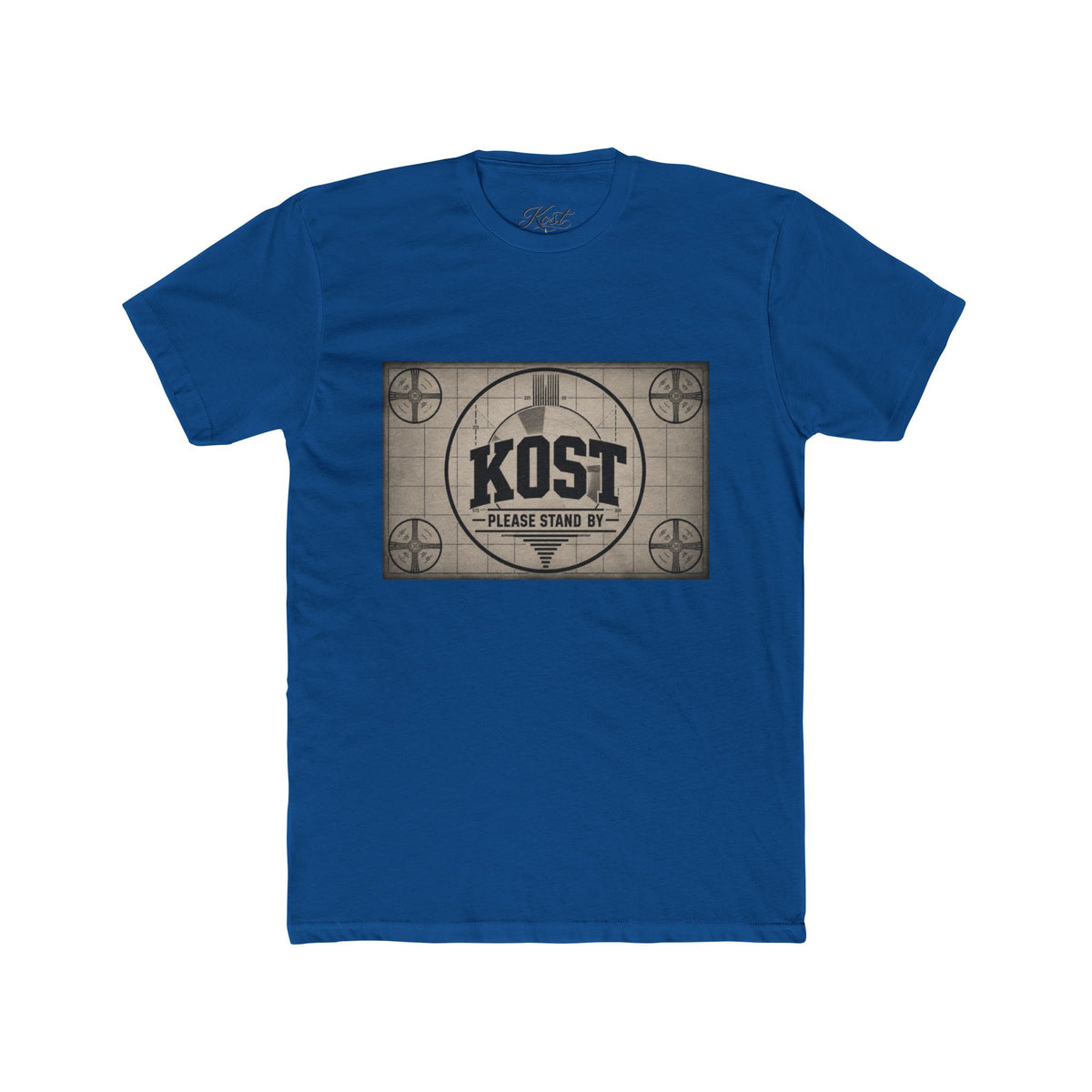 KOST Vintage Test Pattern Tee — "Please Stand By" Retro TV Graphic Shirt
