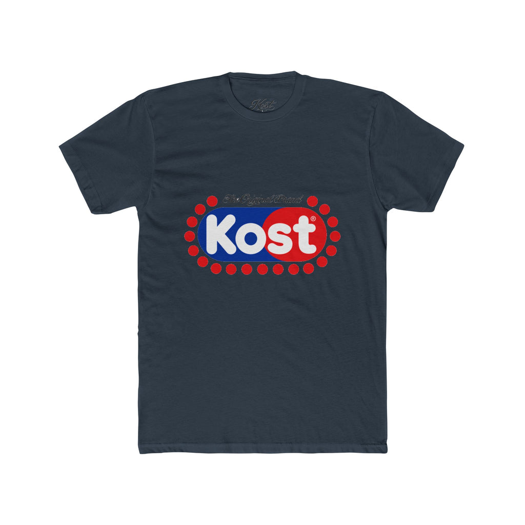 Kost Logo Tee — Retro Red & Blue Graphic T-Shirt