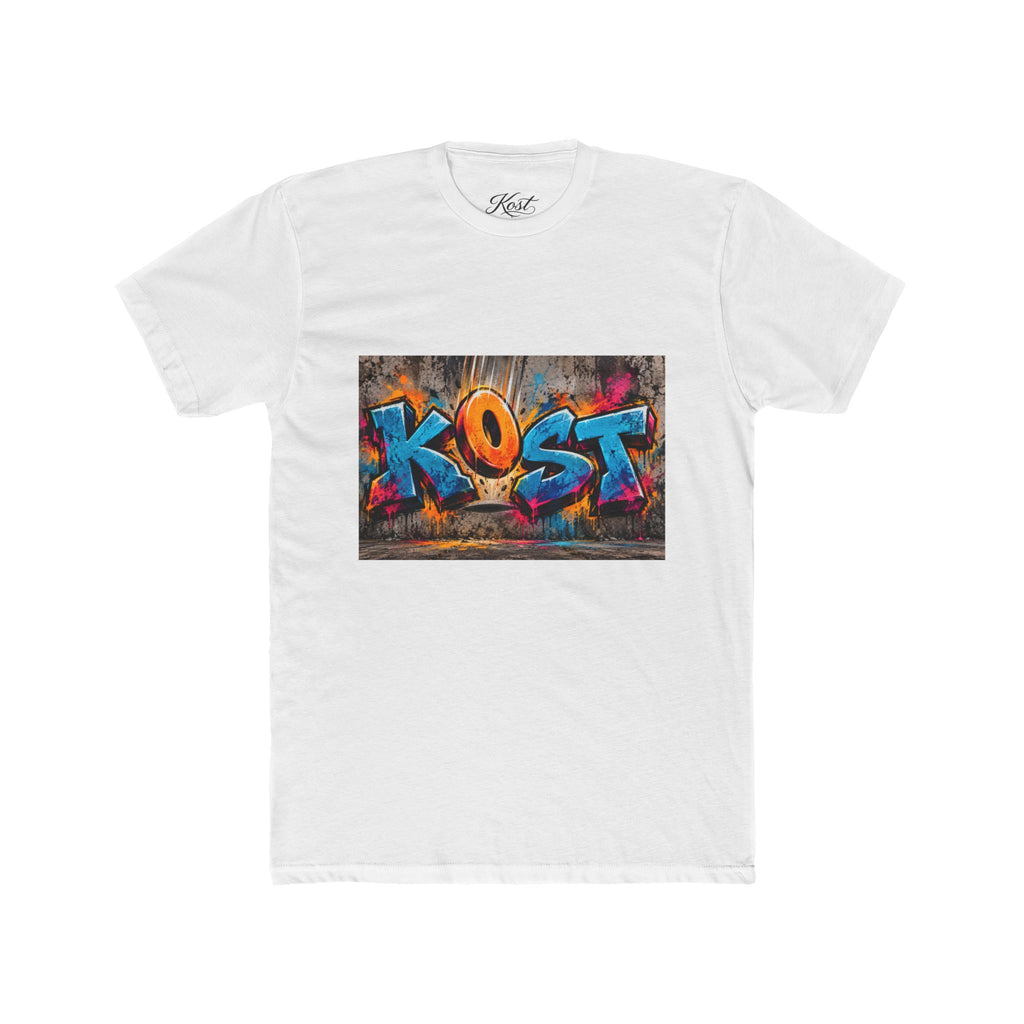 Graffiti 'KOST' Crew Tee — Colorful Urban Street Art T-Shirt
