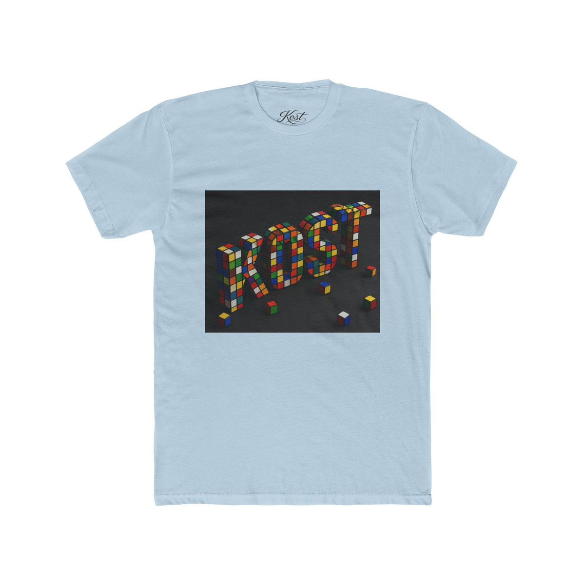 LOST Rubik Block Graphic Tee — Retro Puzzle Typography T‑Shirt