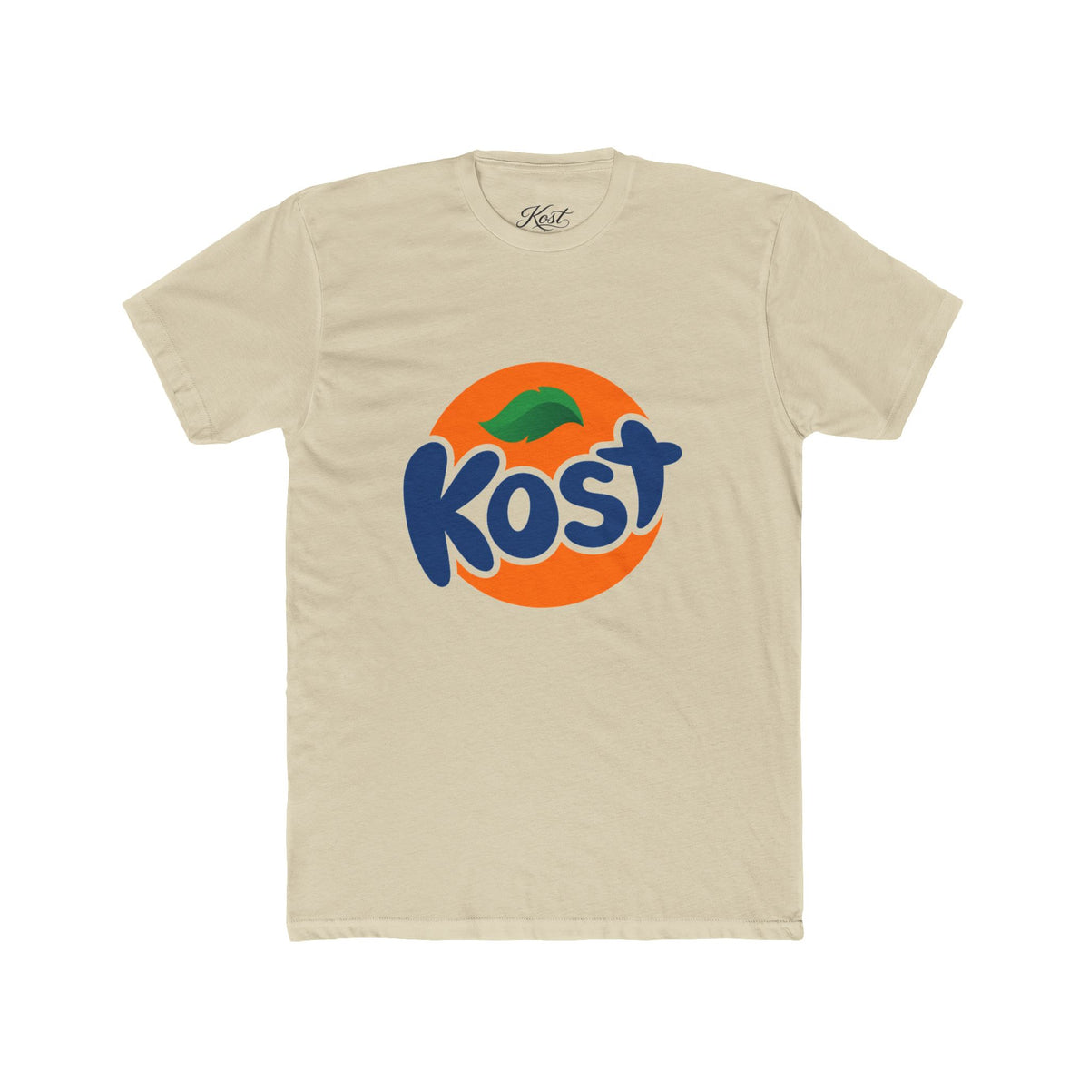 Kost Orange Logo Tee — Retro Citrus Graphic T-Shirt
