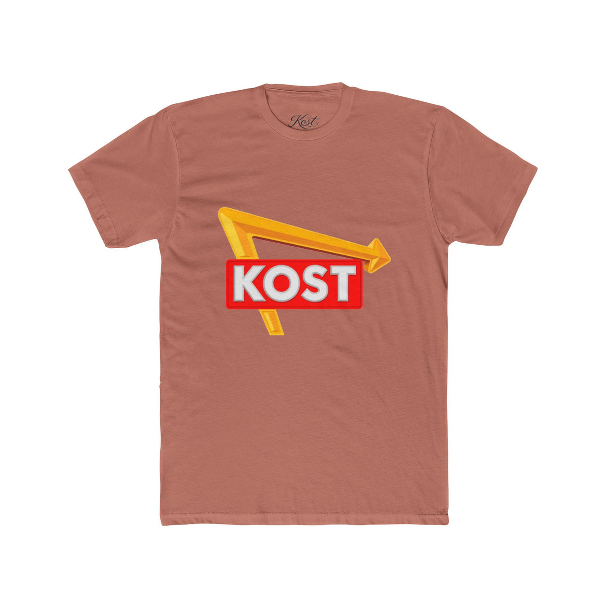 KOST Logo Tee — Retro Arrow Graphic Cotton T-Shirt