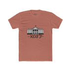 White Tee with Presidential Building Graphic & KOST Text