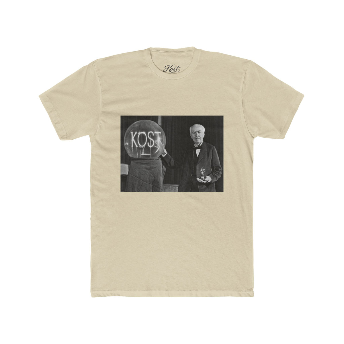 Vintage Scientist Photo Tee — KOSF Bubble Tube Graphic
