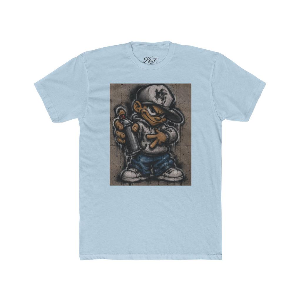 Graffiti Kid Tee — Urban Street Art Cartoon T-Shirt
