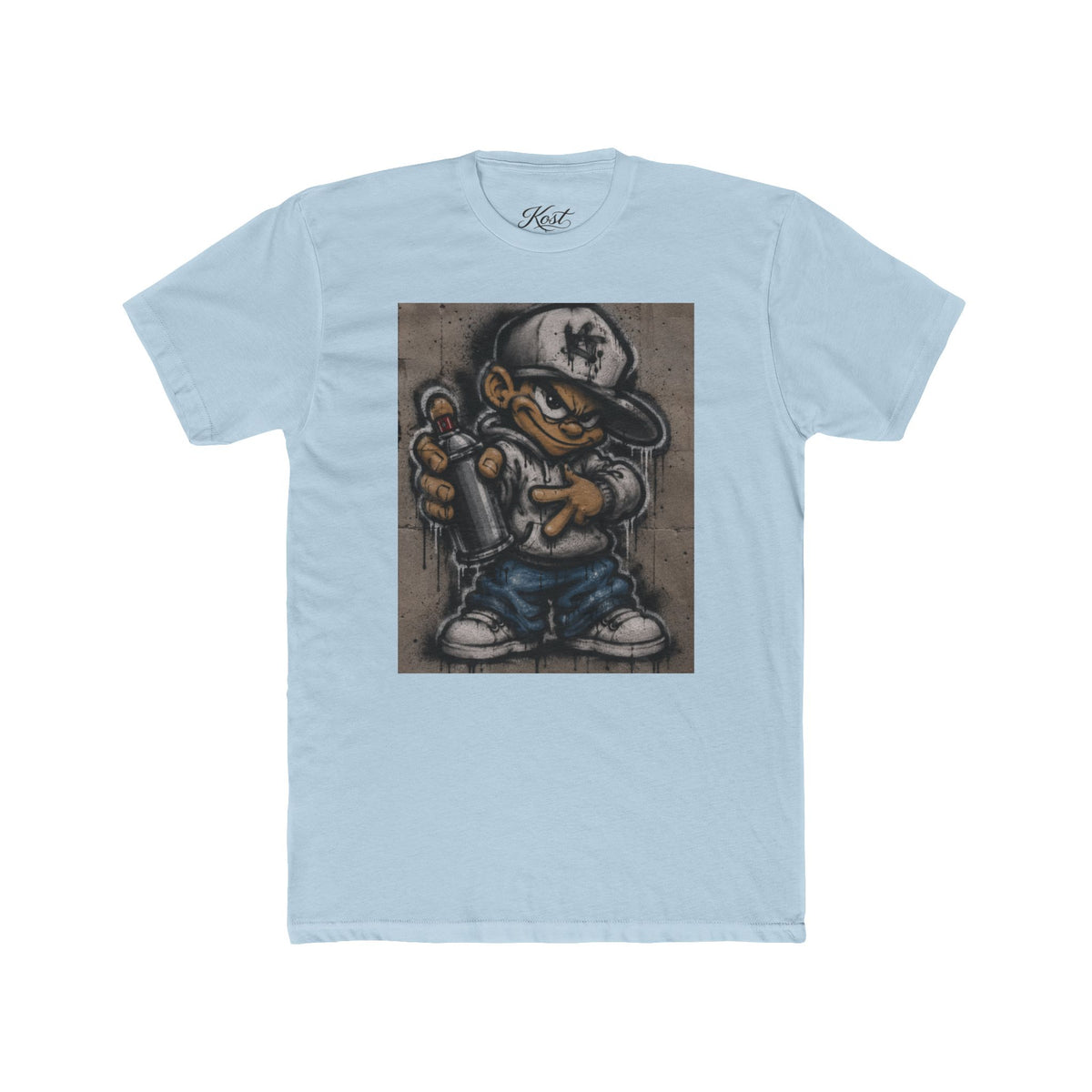 Graffiti Kid Tee — Urban Street Art Cartoon T-Shirt
