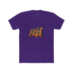 Retro 3D 'KOST' Graphic Tee — Vintage Orange Shadow Cotton T-Shirt