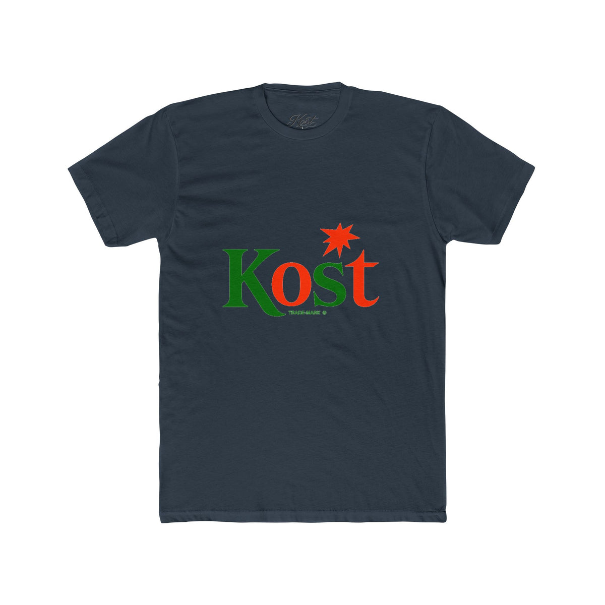 Kost Logo Tee — Retro Green & Red Graphic T-Shirt