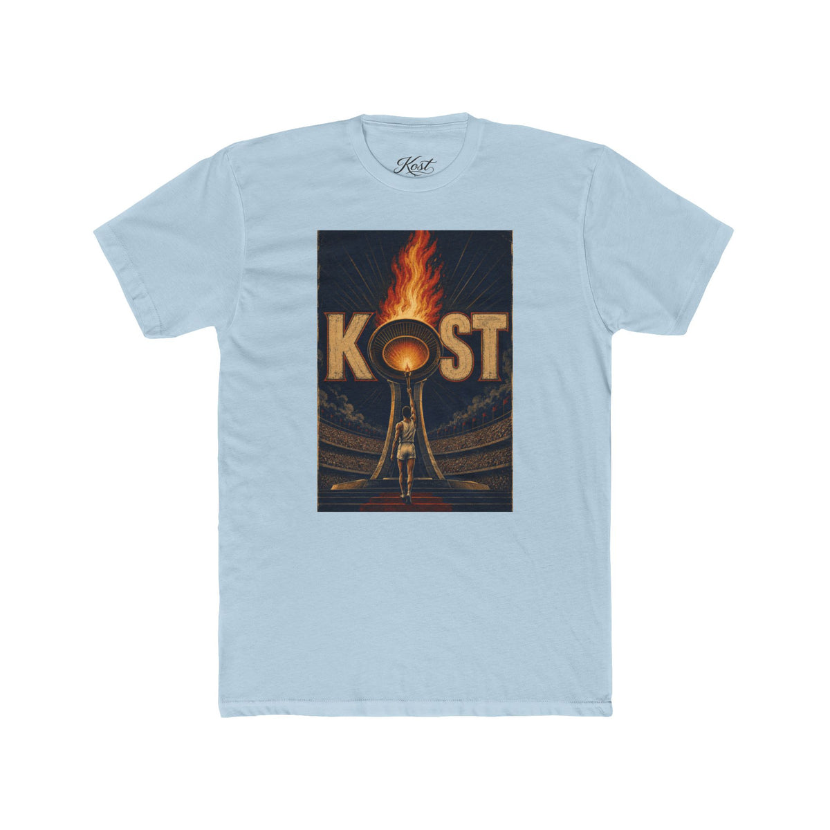 KOST Vintage Torch Tee — Retro Flame Graphic T-Shirt