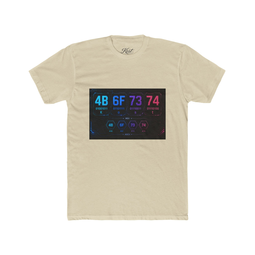 4B 6F 73 74 74 Binary Code Graphic T-Shirt