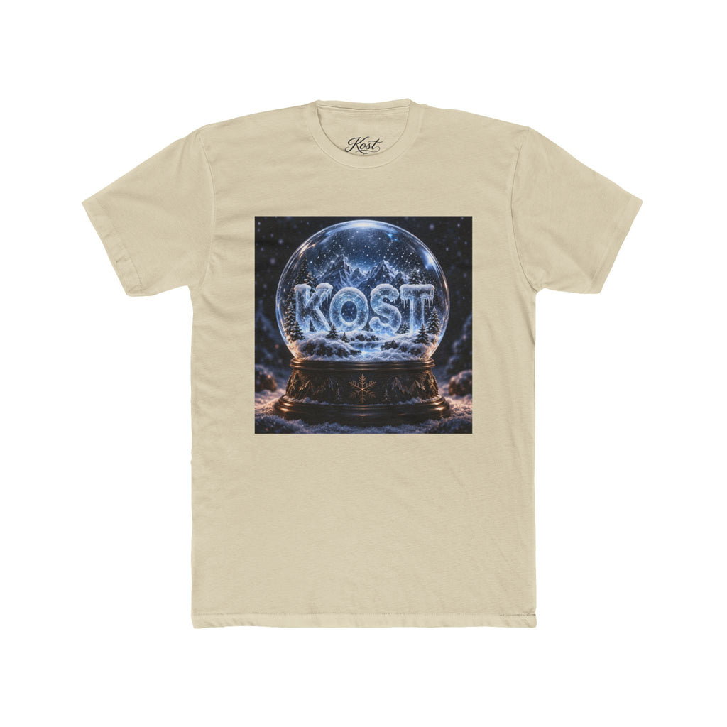 KOST Snow Globe Graphic Tee — Vintage Holiday Winter Scene T-Shirt