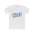 KOST Retro Logo T‑Shirt — Bold Blue Graphic Crew Tee