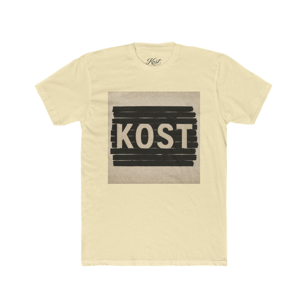 KOST Graphic Tee – Vintage Block Logo Cotton T‑Shirt