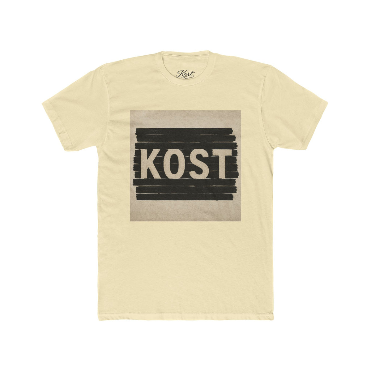 KOST Graphic Tee – Vintage Block Logo Cotton T‑Shirt
