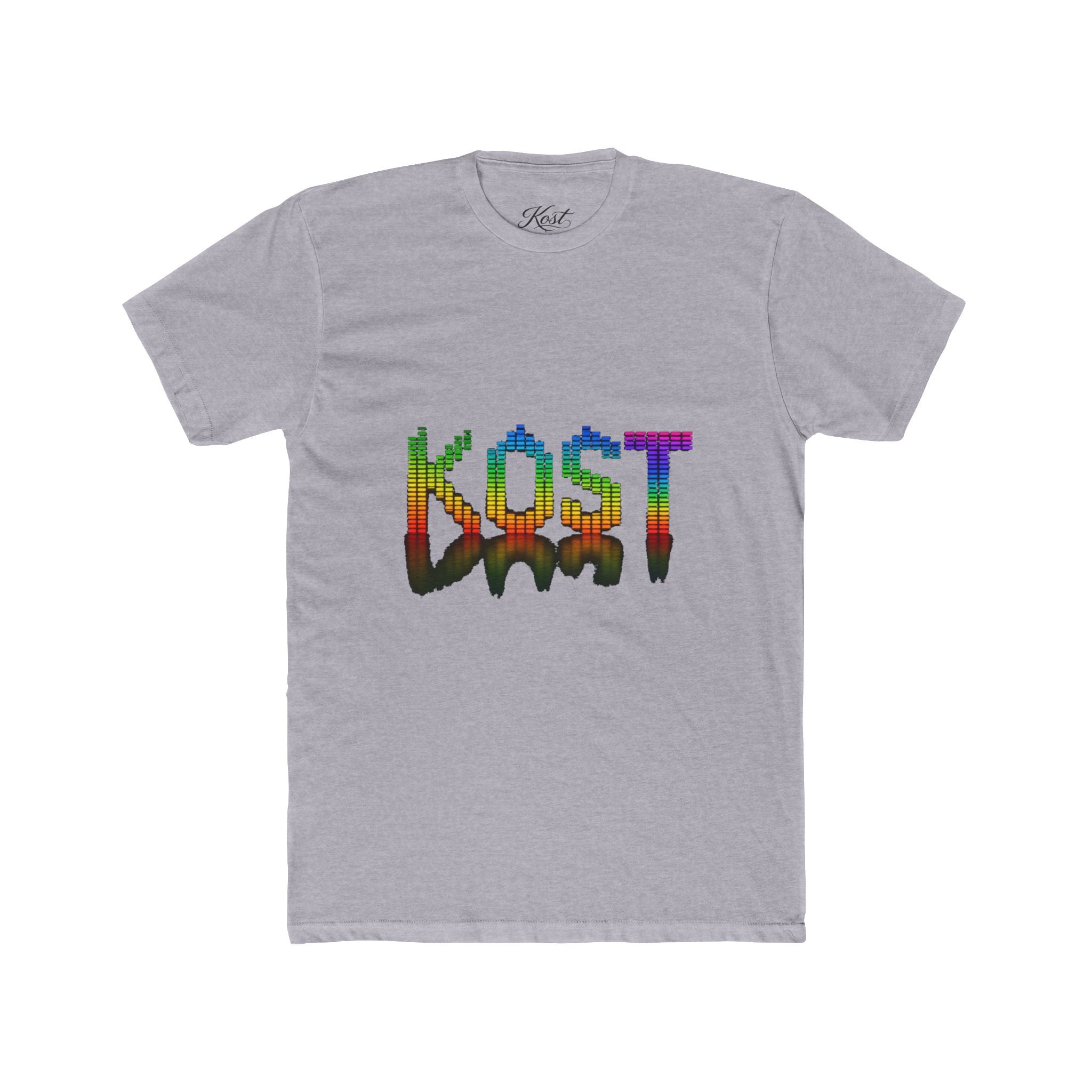 KØST Rainbow Drip Tee — Retro Pixel Pride Graphic T-Shirt