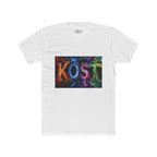 KOST Colorful Smoke Graphic Tee — Vibrant Abstract Lettering T-Shirt