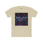 KOSY Neon Geometric Graphic T-Shirt