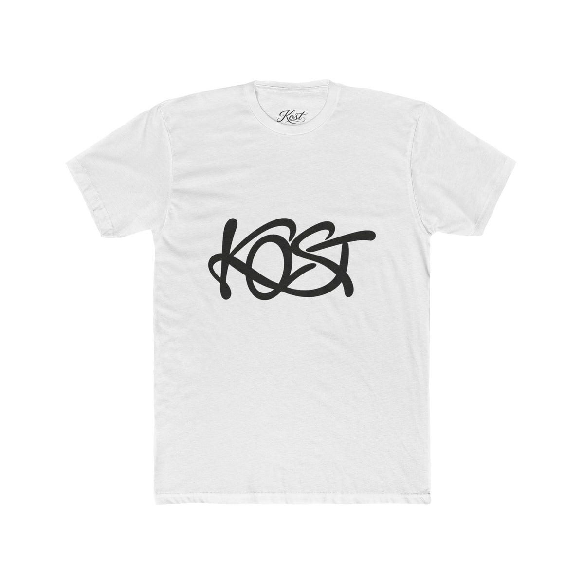 Kost Script Logo Tee — Minimalist Streetwear Cotton T‑Shirt