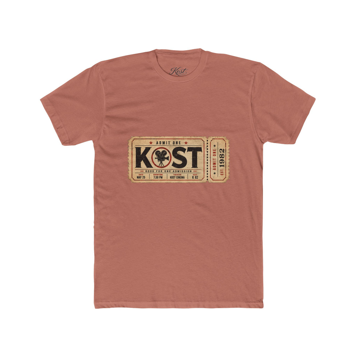 KØST Retro Ticket Graphic T-Shirt