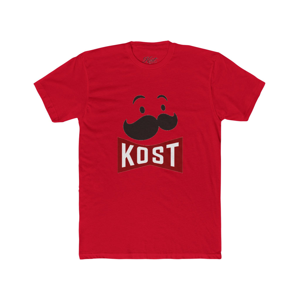 Kost Mustache Logo T‑Shirt — Retro Mascot Tee