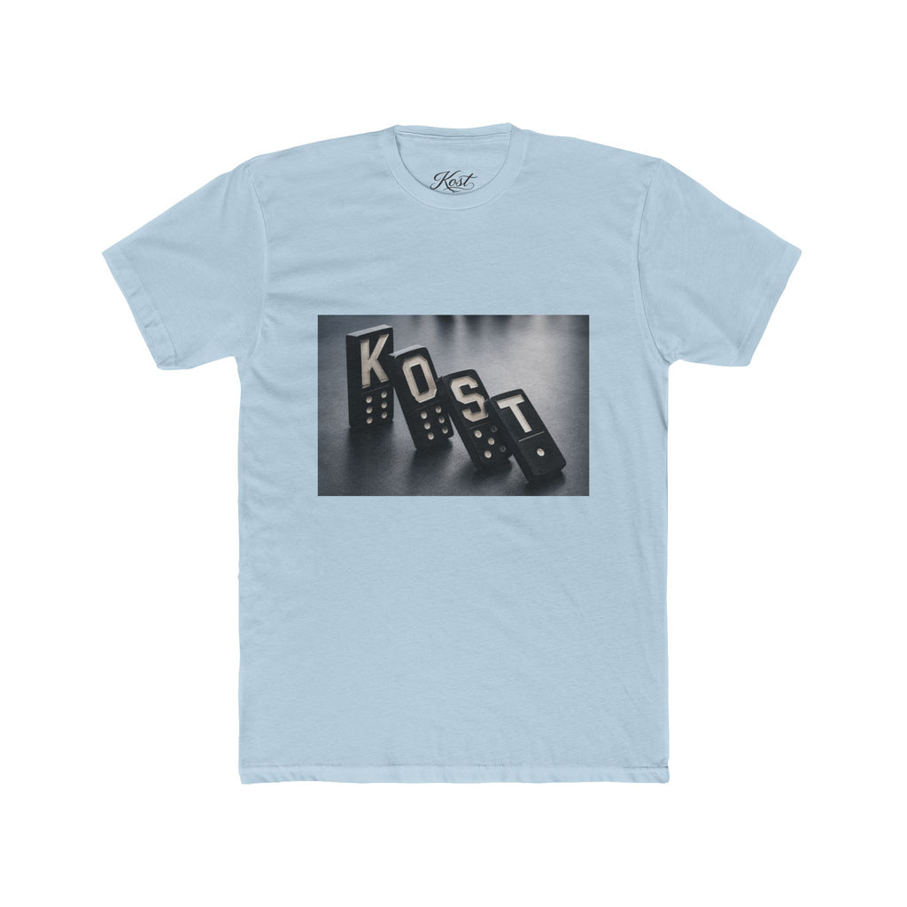 KOST Domino Graphic Tee — Retro Monochrome Dominoes Shirt