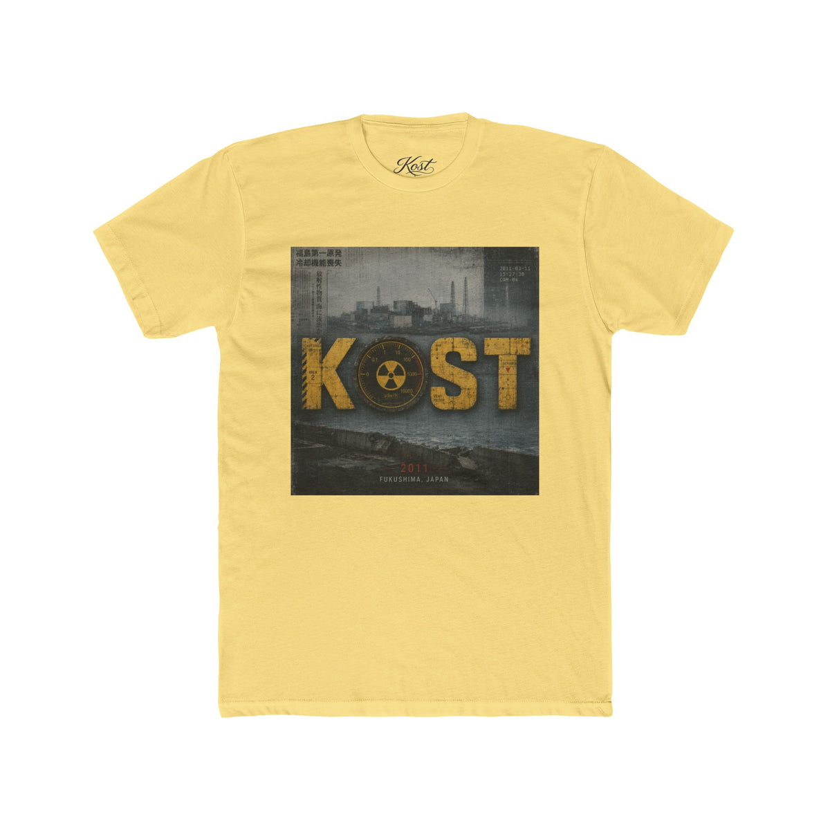 KOST Nuclear Fallout Graphic Tee — Vintage Industrial Cityscape T-Shirt