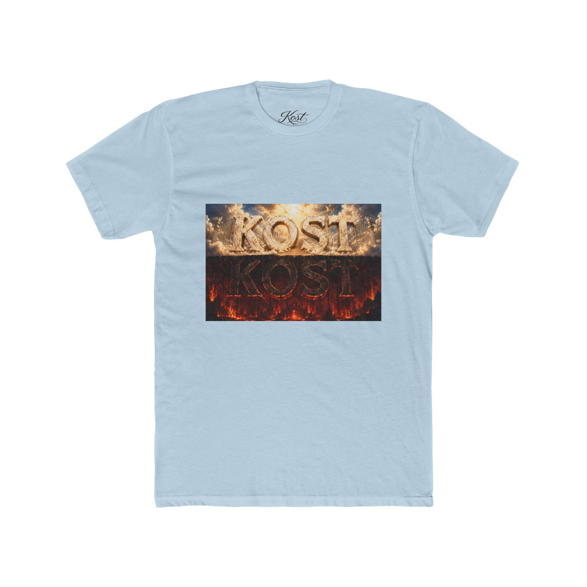 Kost Fiery Smoke Graphic Tee — Rock/Metal Band Style Shirt
