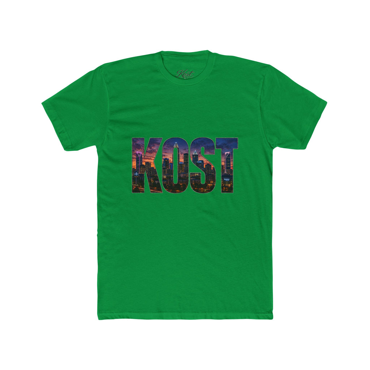 KOST Skyline T-Shirt — Cityscape Lettering Crew Tee