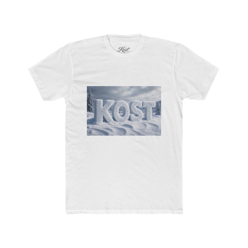 KOST Snow Ice Graphic Tee — Winter Landscape Cotton T-Shirt