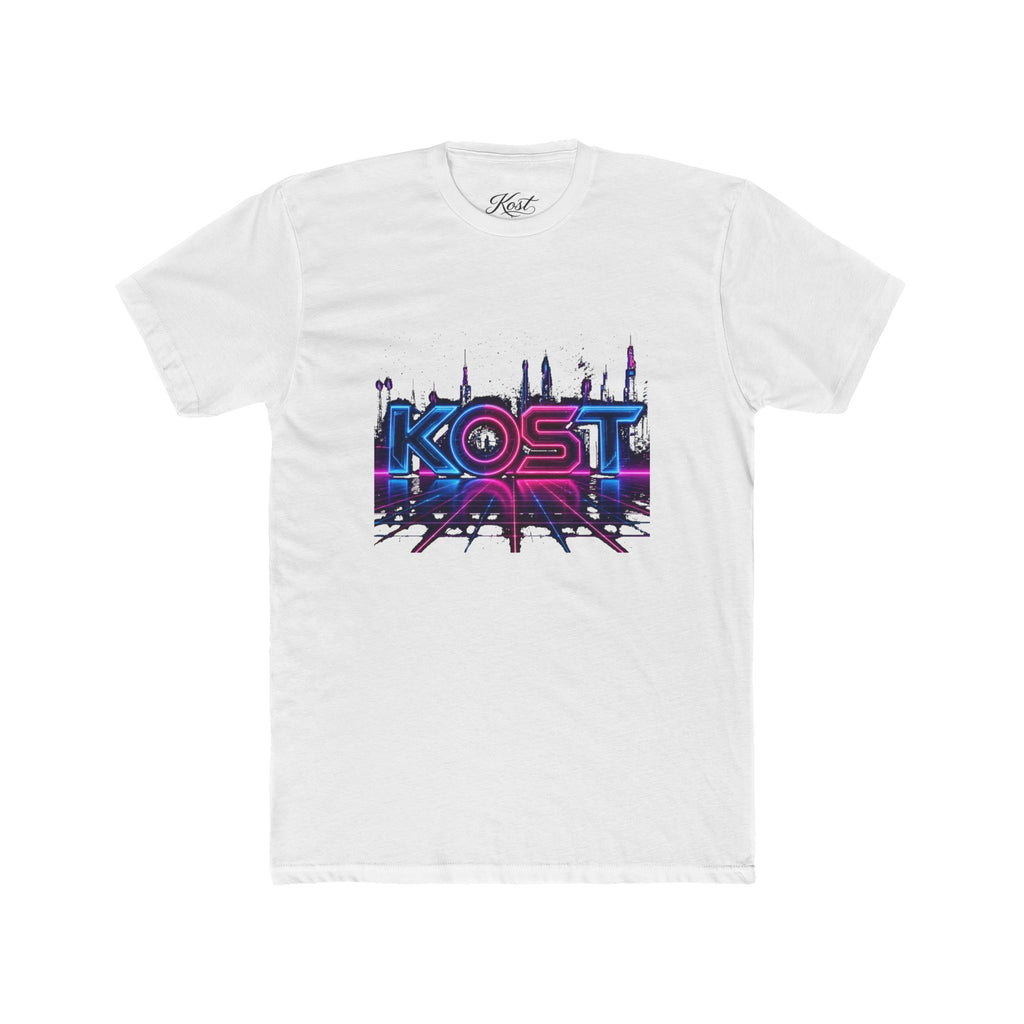 KOST Neon City Graphic Tee — Retro Synthwave Urban Streetwear