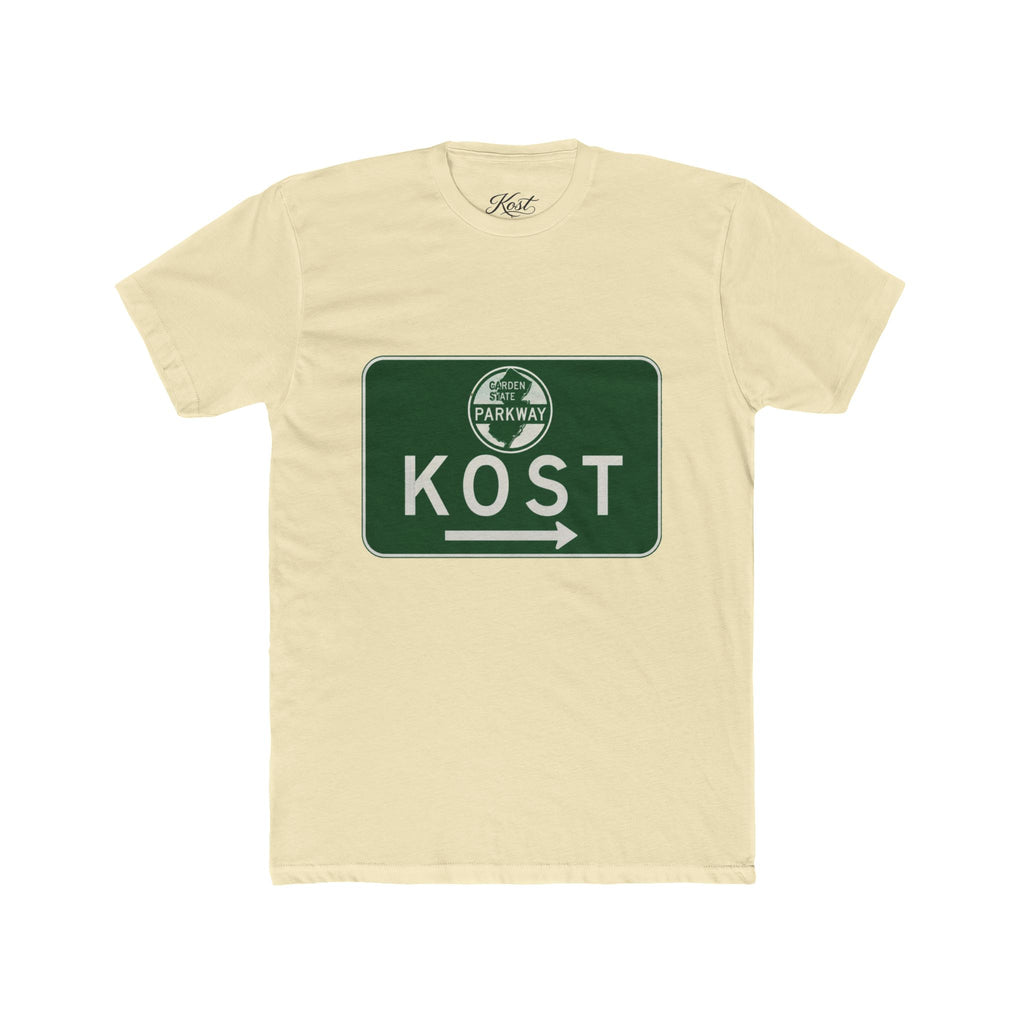 Kost Parkway Road Sign T‑Shirt — Retro Green Route Graphic Tee